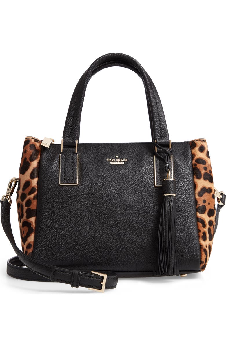 Kate Spade New York small kingston drive - alena genuine calf hair & leather satchel, Main, color,