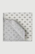 Brunello Cucinelli Silk pocket square with diamond pattern