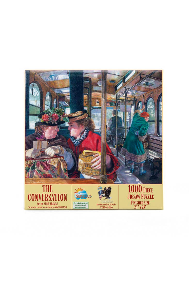 The Conversation 1000 piece Jigsaw Puzzle for Adults, Alternate, color, Multicolor