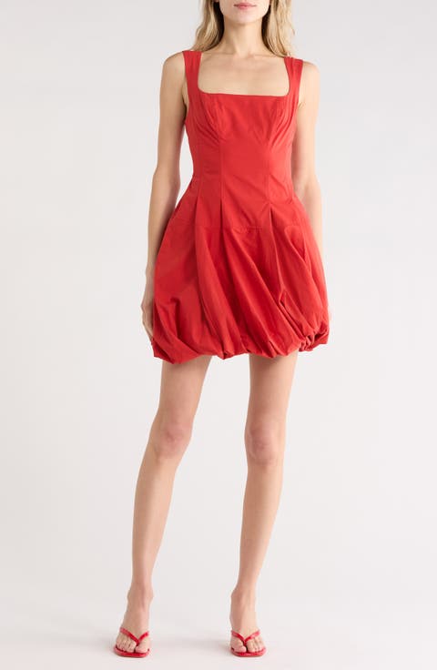 Juni Bubble Hem Minidress