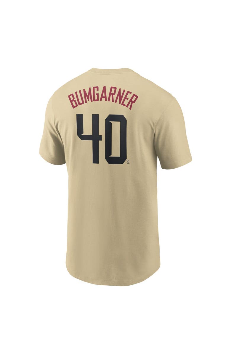 Nike Men's Nike Madison Bumgarner Gold Arizona Diamondbacks City Connect Name & Number T-Shirt, Alternate, color, 