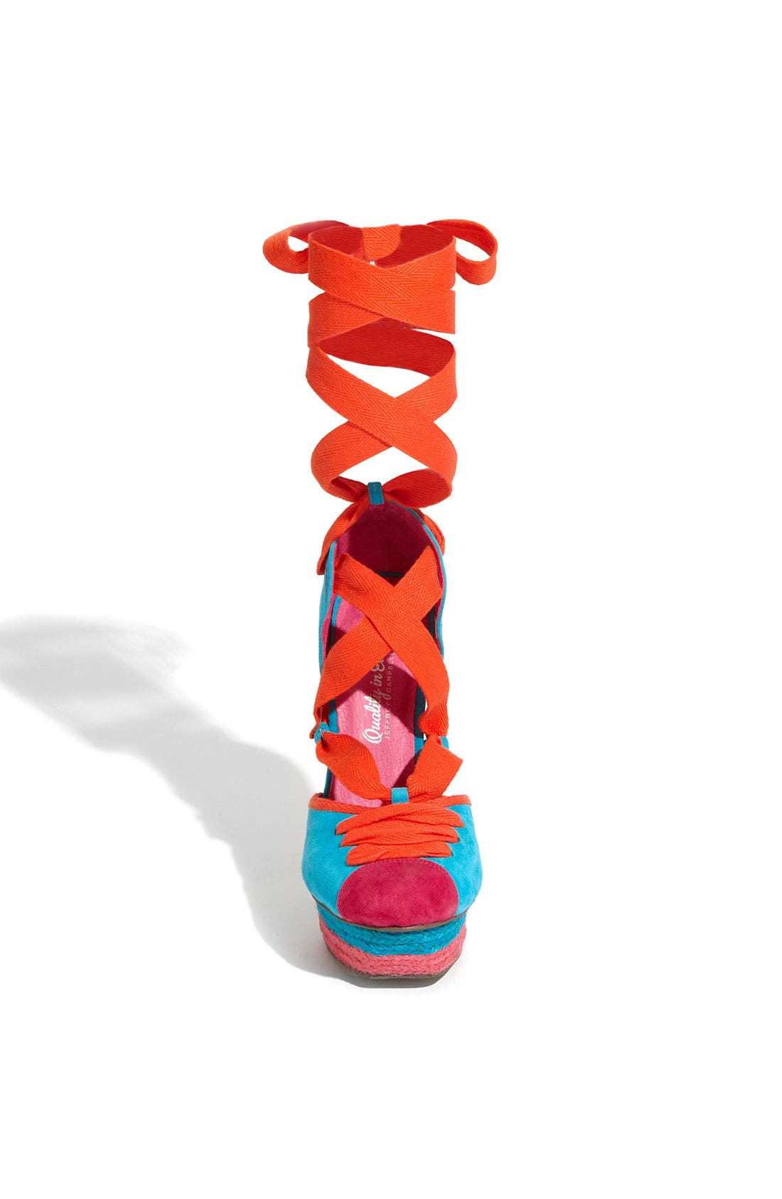 'Munroe' Pump, Alternate, color, AQUA FUCHSIA SUEDE