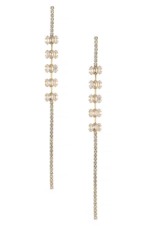 Linear Crystal Earrings