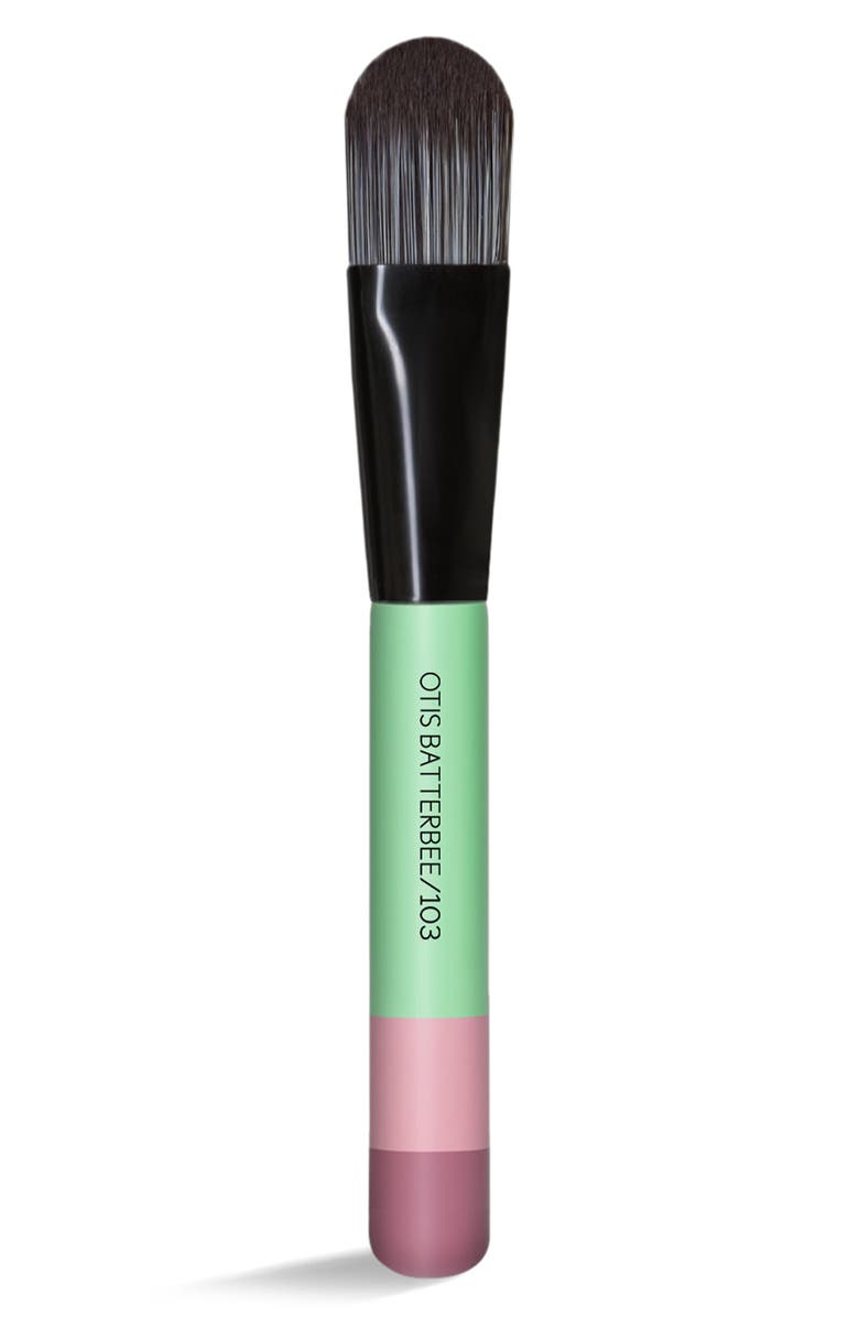 Otis Batterbee 103 Foundation Brush, Main, color, Verde