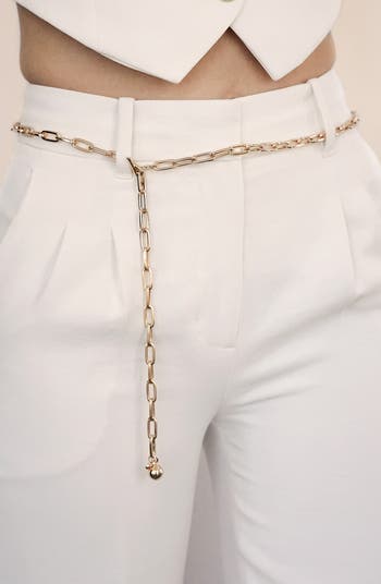 トップス theredthread S logo belt tops white Ettika Paperclip Chain Belt | Nordstrom