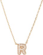 BP. Pavé Crystal Initial Necklace