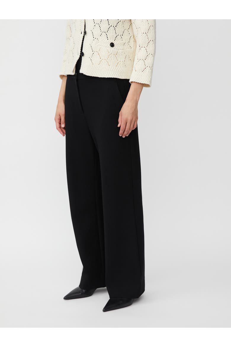 MaPlegia Wide Leg Tailored Pants, Main, color, Black