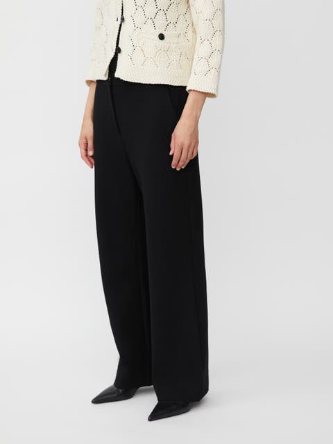 MaPlegia Wide Leg Tailored Pants