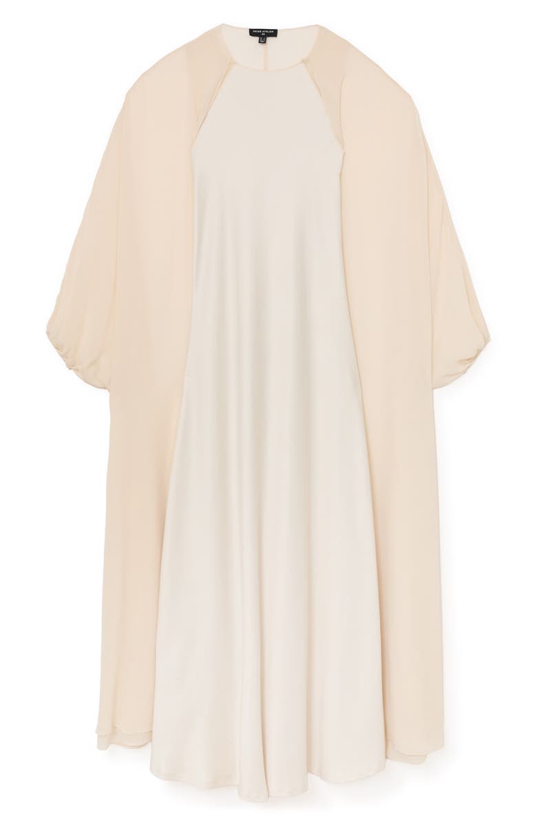 Reiss Flora Maxi Dress & Wrap Set, Alternate, color, Cream