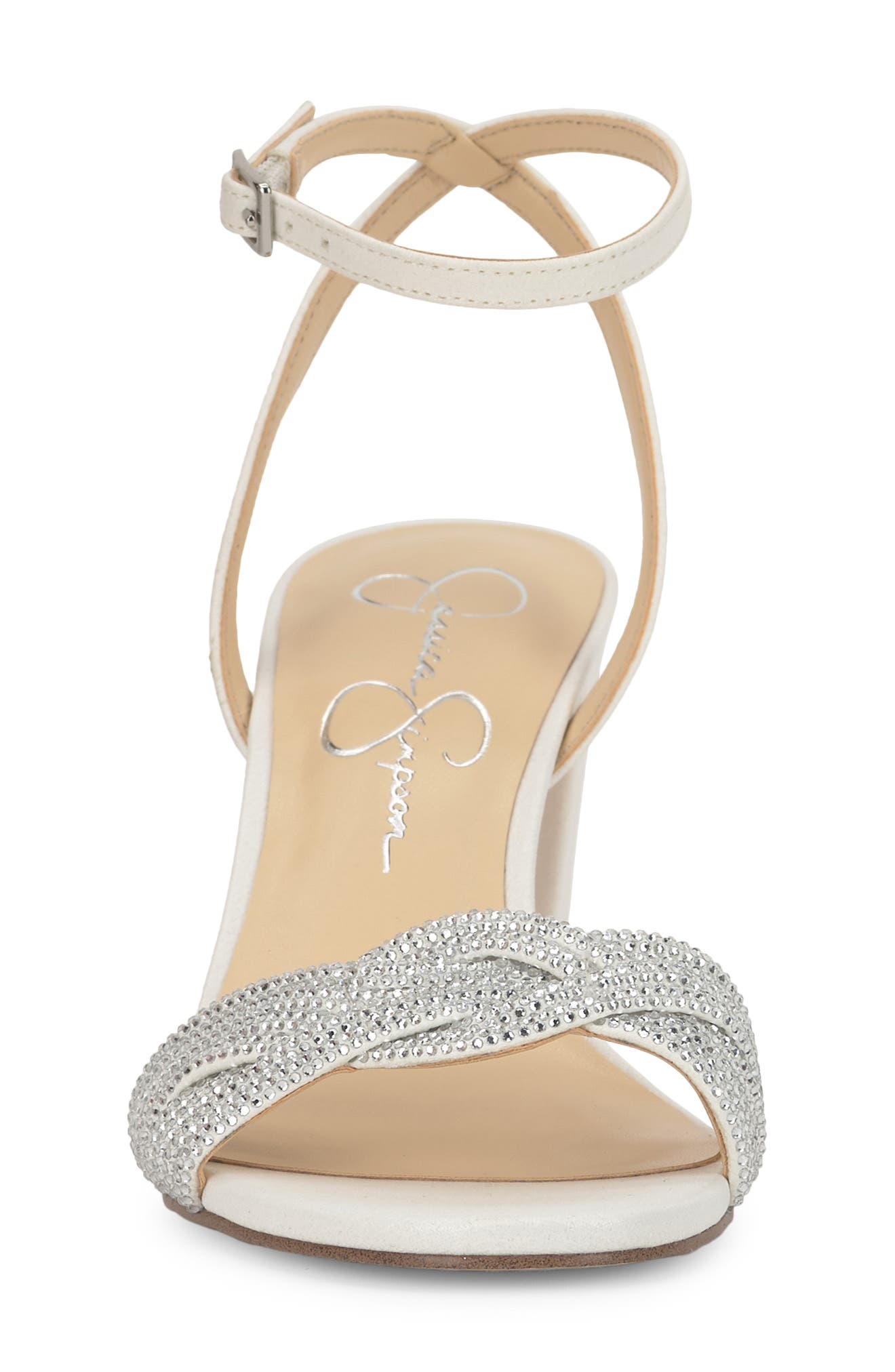 Siena Sandal, Alternate, color, WHITE