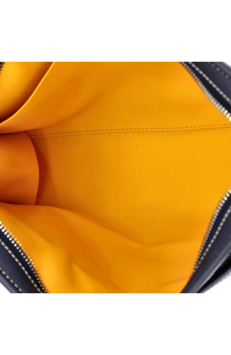 Pre-Owned Goyard Jouvence Toiletry Pouch Coated Canvas GM, Alternate, color, Blue