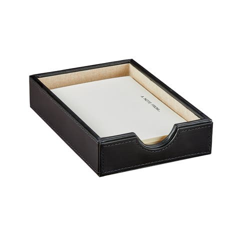 Classic Leather Memo Tray