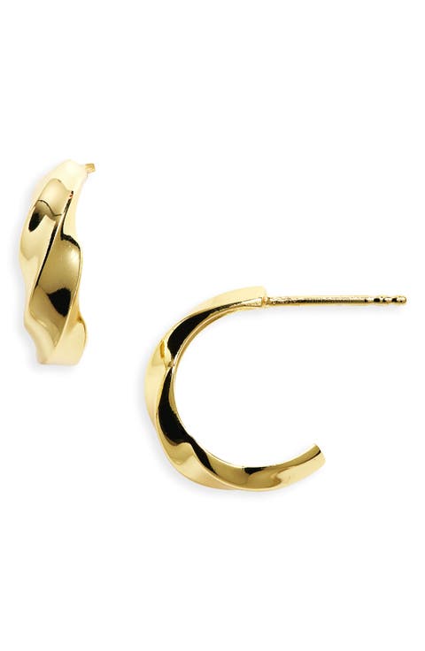 Twisted Hoop Earrings