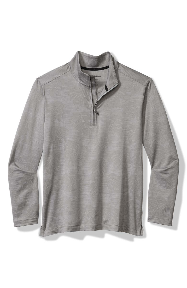 Tommy Bahama Monsterra Fade IslandZone<sup>®</sup> Performance Half Zip Pullover, Main, color,