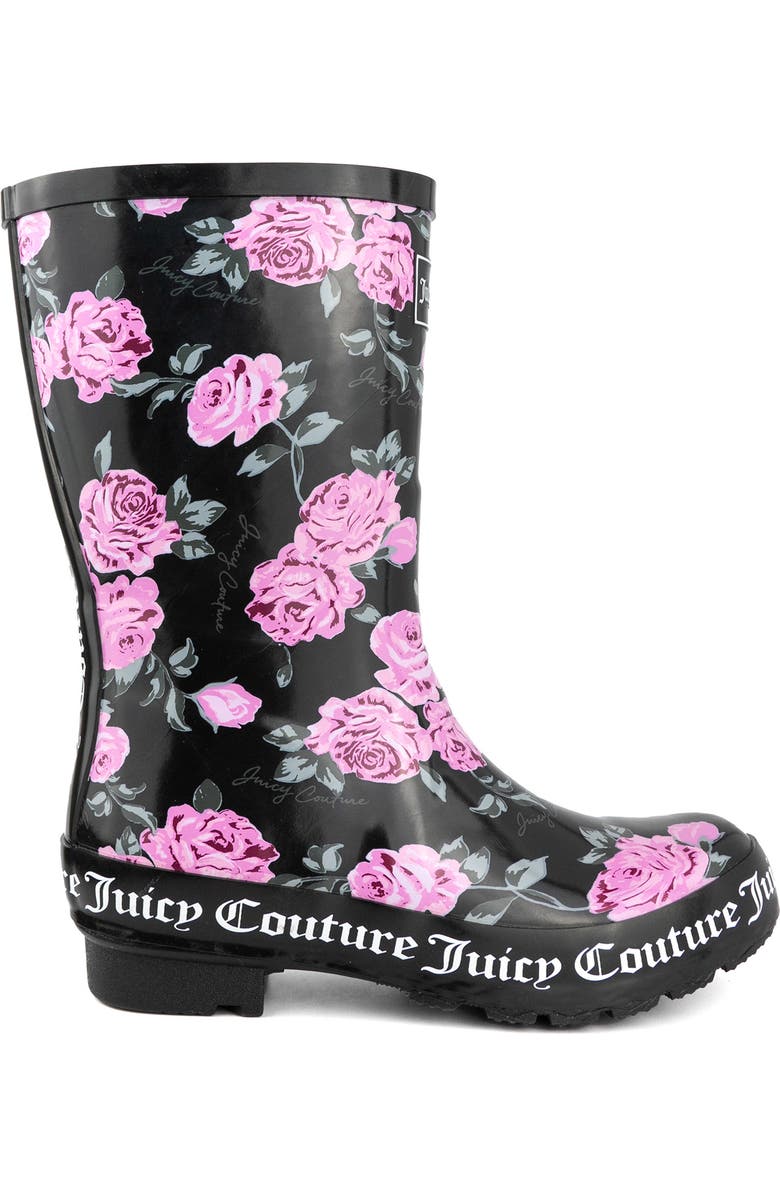 Juicy Couture Totally Waterproof Fashion Logo Rainboot, Alternate, color,