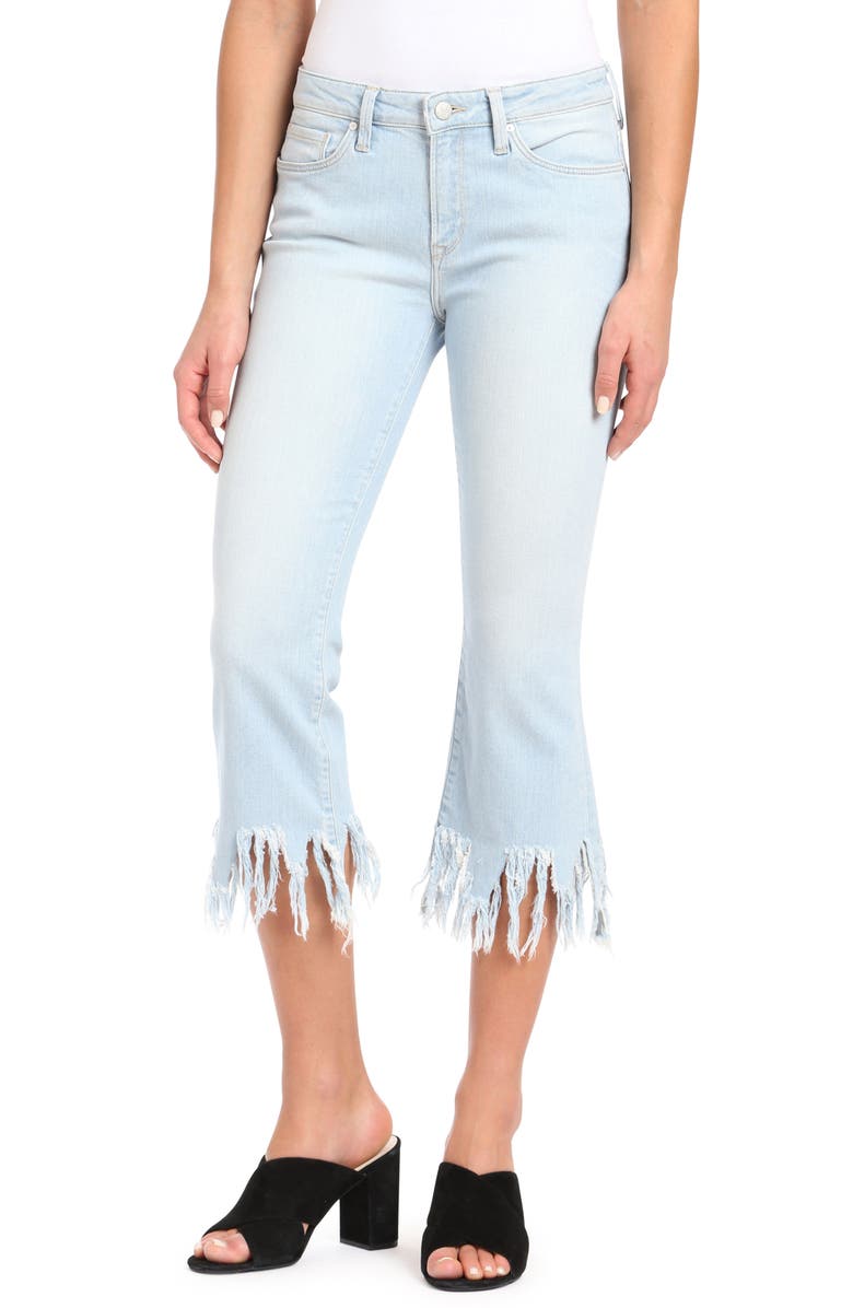 Mavi Jeans Anika Frayed Hem Cropped Jeans, Main, color,