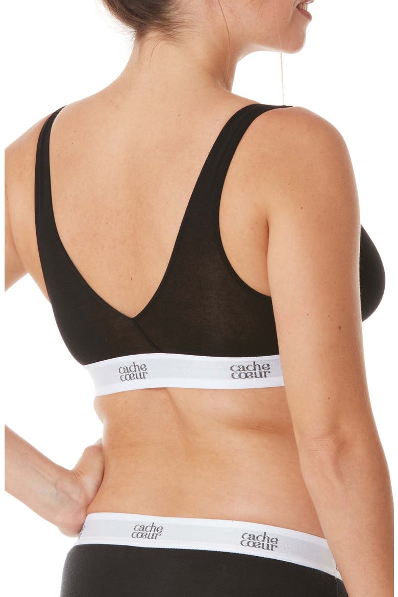 Life Maternity and nursing bra, Alternate, color, BLACK