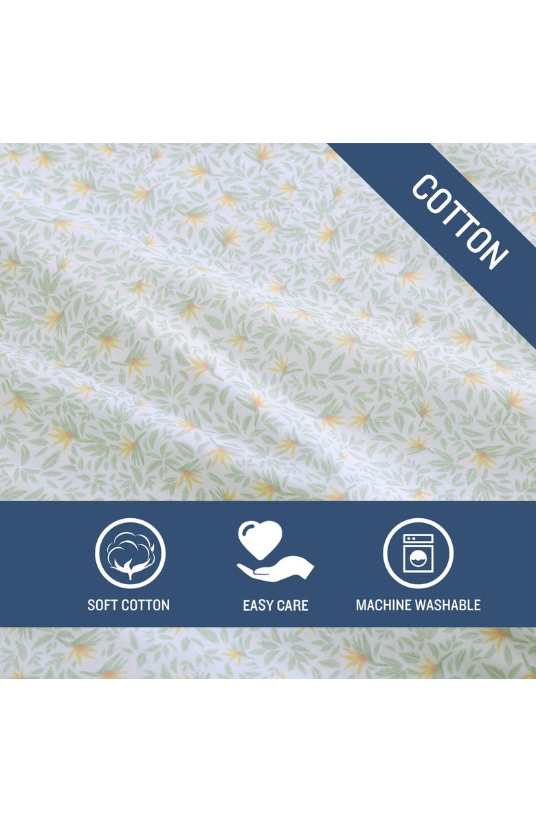 Tommy Bahama Crane Flower 200 Thread Count Sheet Set, Alternate, color, Sage