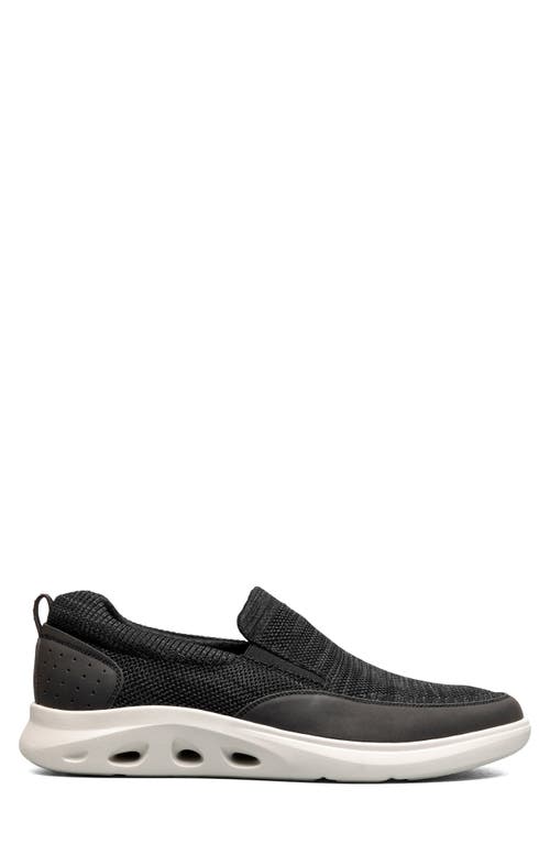 Nunn Bush Men's Ponte Knit Slip On Shoe In Black Multi