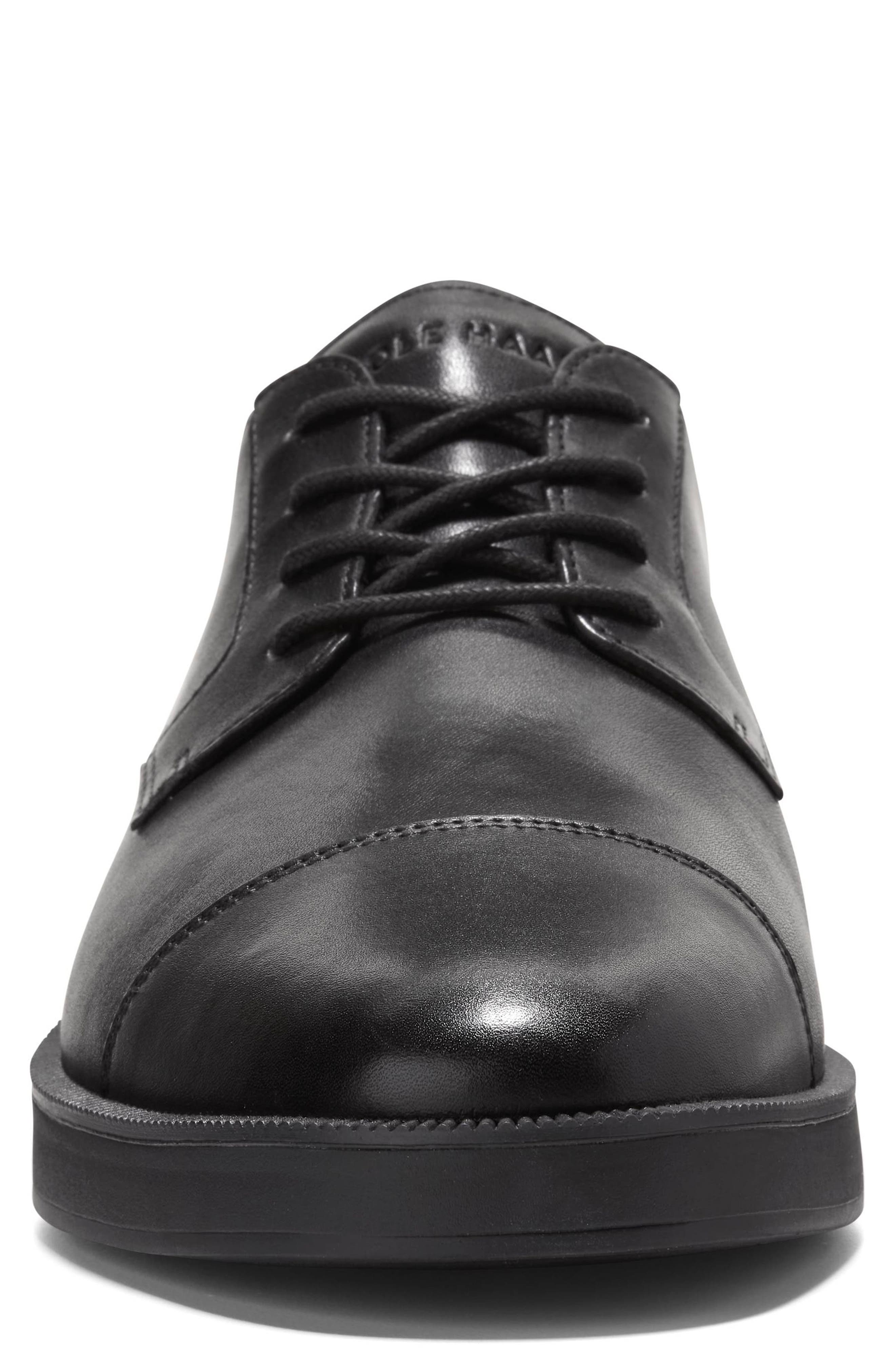 Cole Haan Davidson Grand Cap Toe Oxford Sneaker, Alternate, color, Black / Black