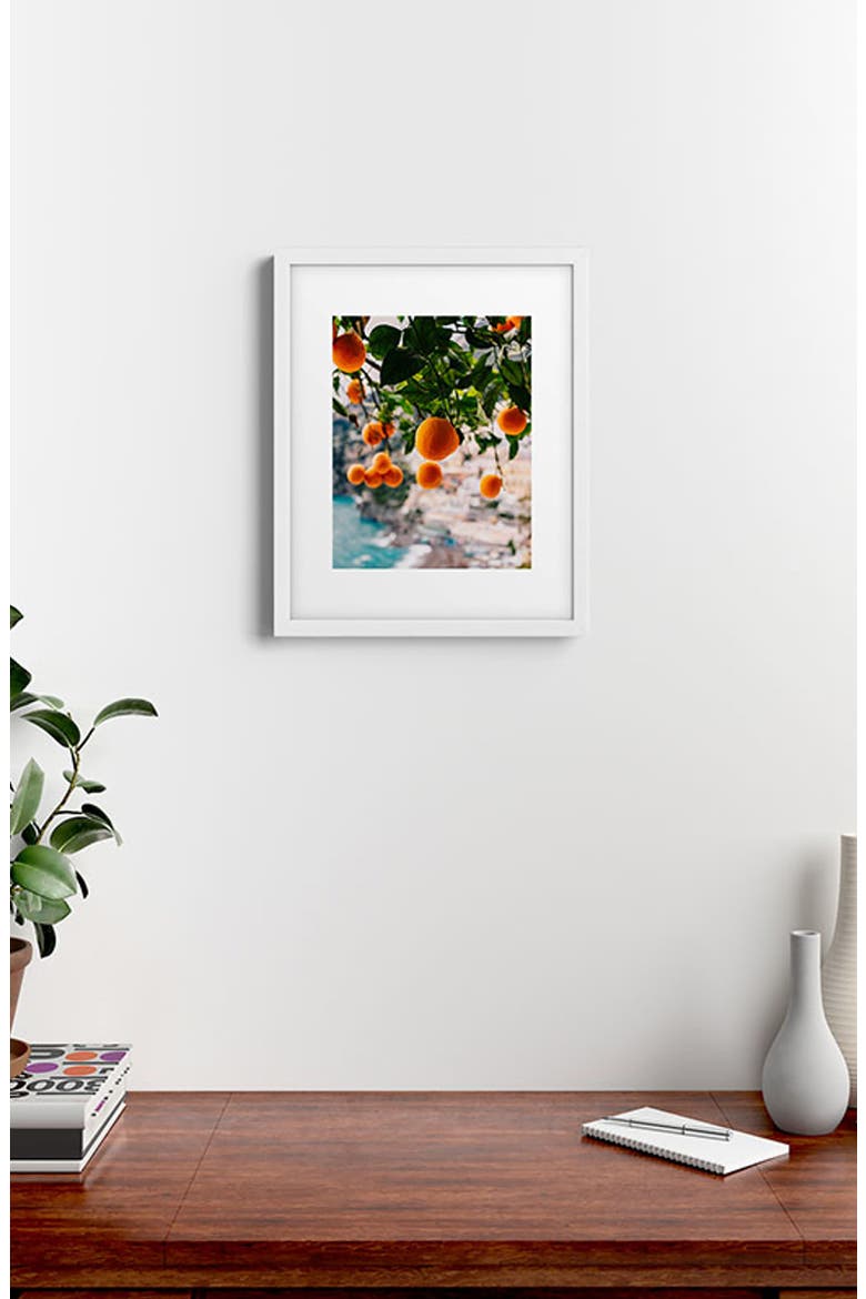 Alam Framed Wall Art, Alternate, color, ORANGE