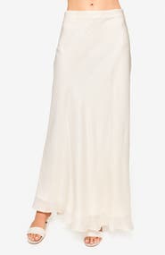 CAMI NYC Jayna Metallic Maxi Skirt