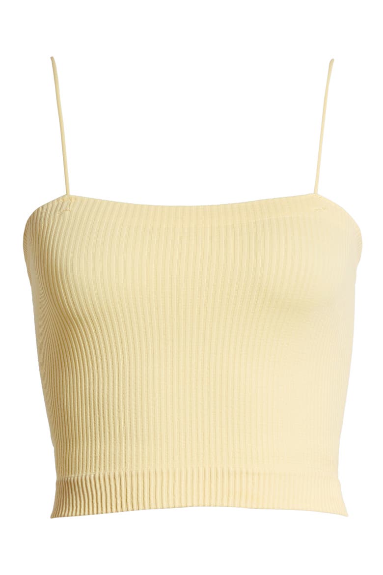 Urban Outfitters Bungee Strap Tube Top, Alternate, color, LEMON