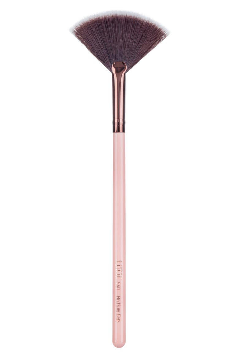 560 Rose Gold Medium Fan Face Brush, Main, color, NO COLOR