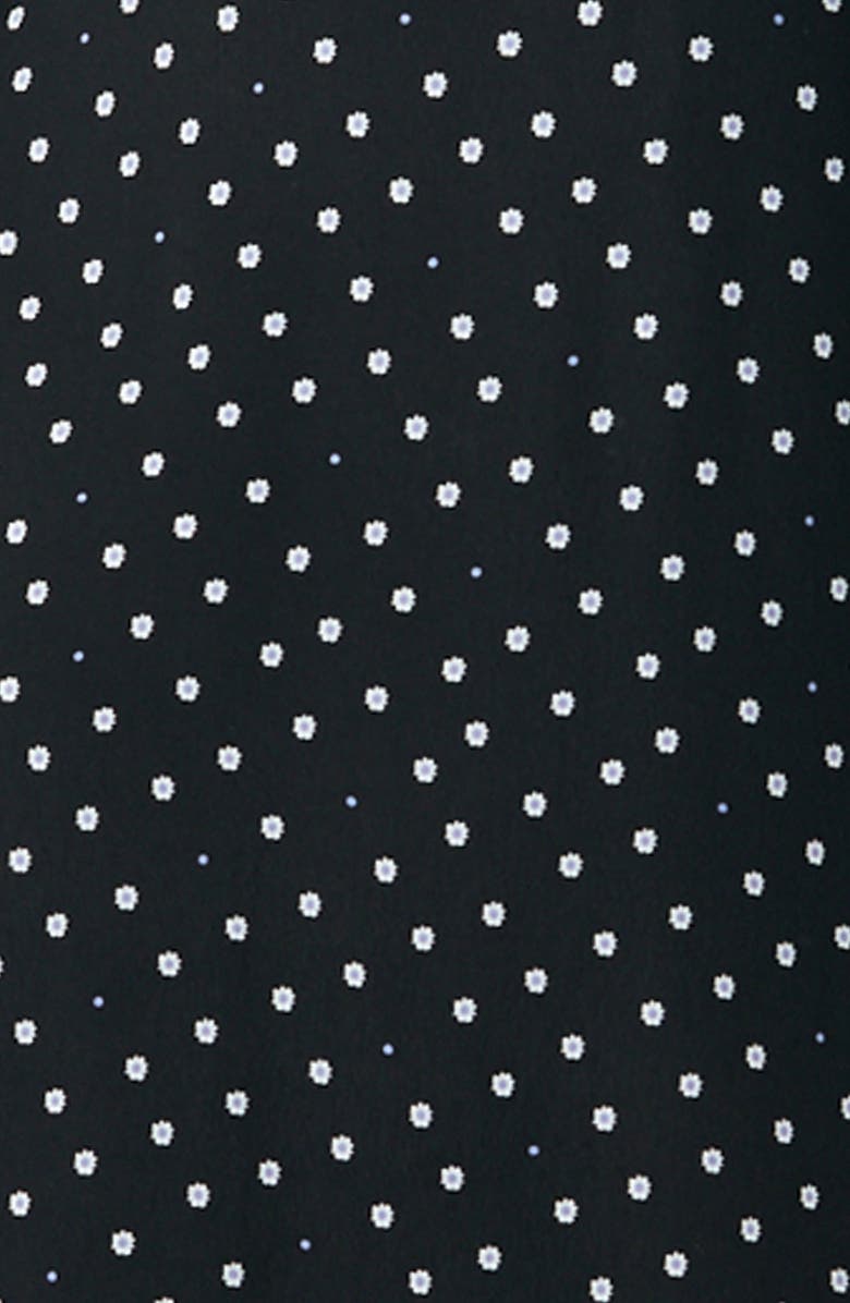 Ripe Maternity Fifi Polka Dot Long Sleeve Maternity//Nursing Shirtdress, Alternate, color, Black