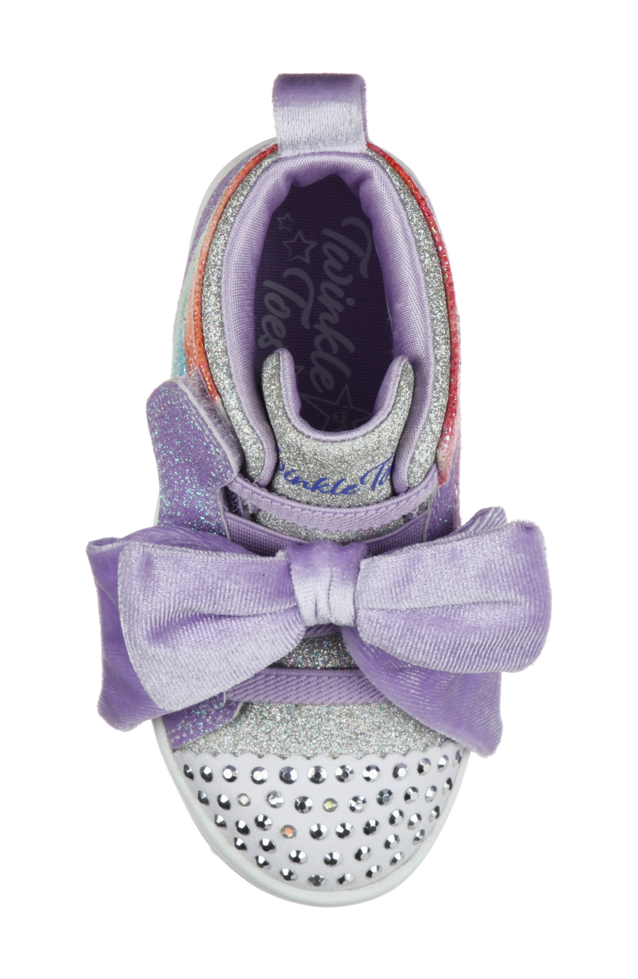 SKECHERS Twinkle Toes Shuffle Twi-Lites Light-Up Sneaker, Alternate, color, 
