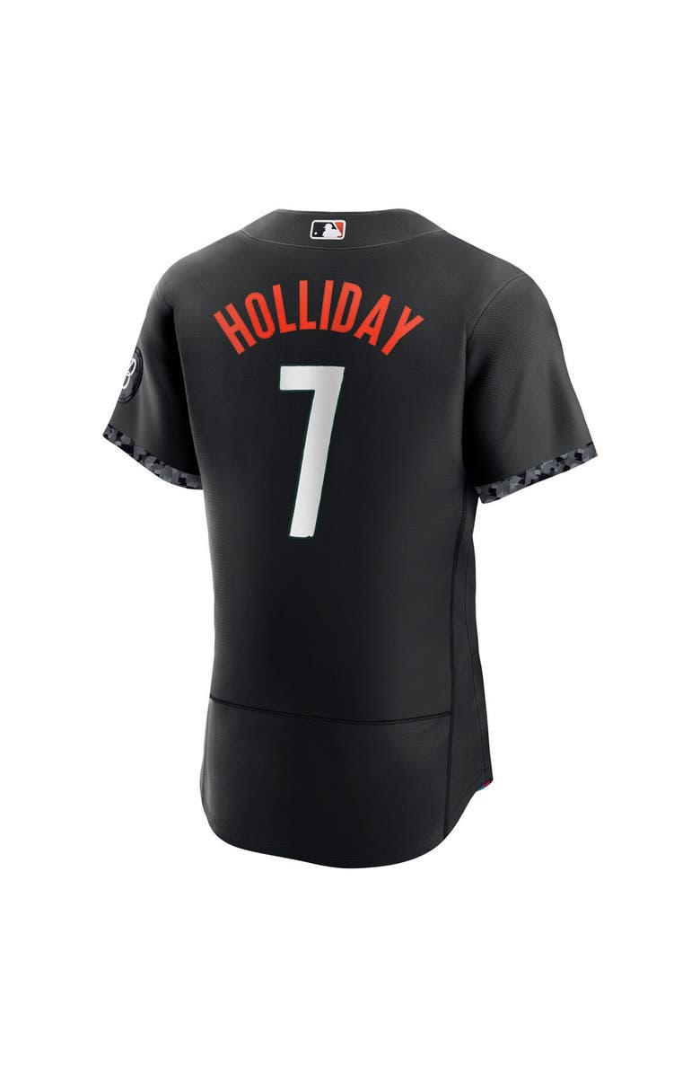 Nike Men's Nike Jackson Holliday Black Baltimore Orioles City Connect Authentic Player Jersey, Alternate, color, Black