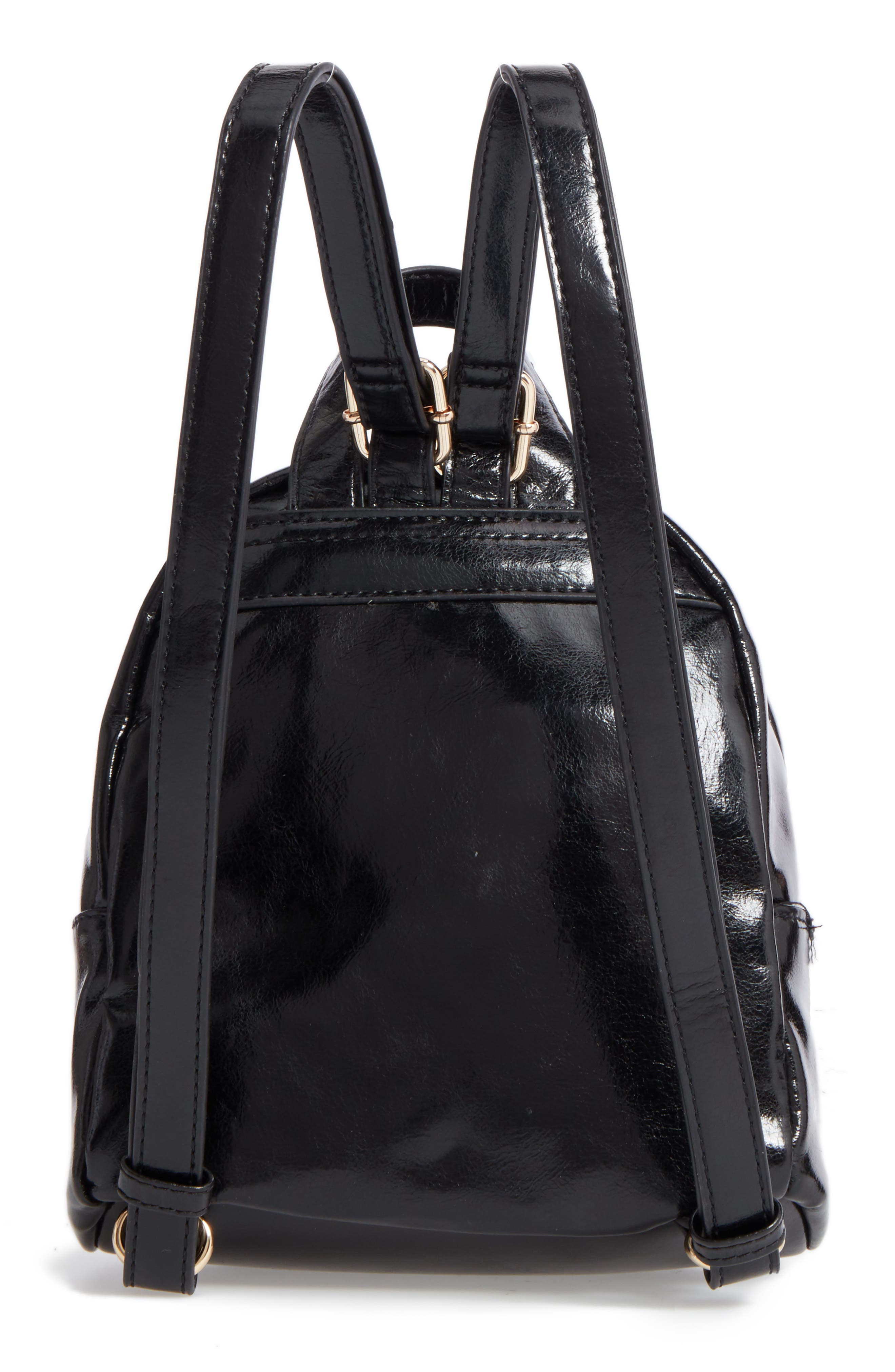 BP. Faux Leather Mini Backpack, Alternate, color, 