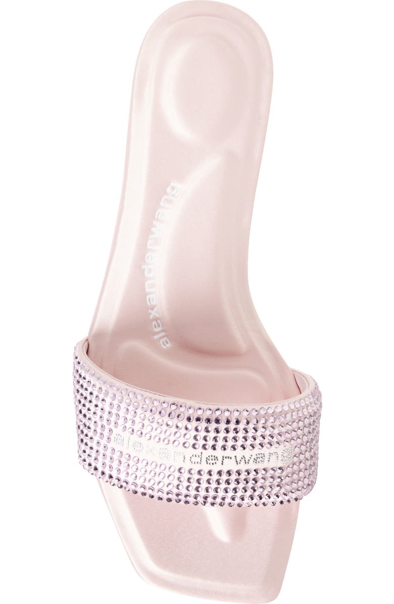 Alexander Wang Vy Crystal Embellished Slide Sandal, Alternate, color, Light Pink