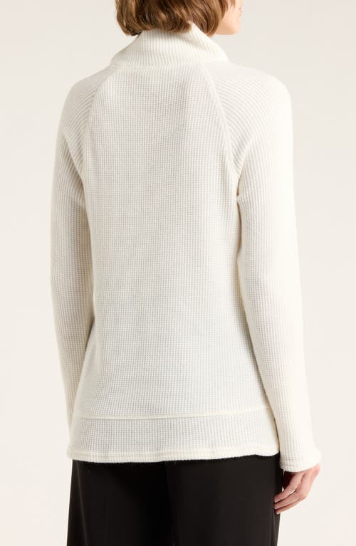 Caslon ® Cozy Cowl Neck Long Sleeve Waffle Knit Top In Neutral