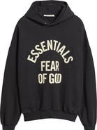 Fear of God Essentials Campus '90s Fleece Logo Graphic Hoodie