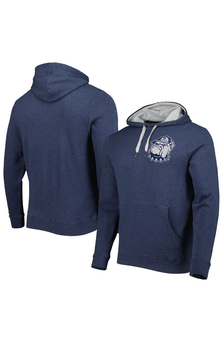 Mitchell & Ness Men's Mitchell & Ness Navy Georgetown Hoyas Classic French Terry Pullover Hoodie, Alternate, color,