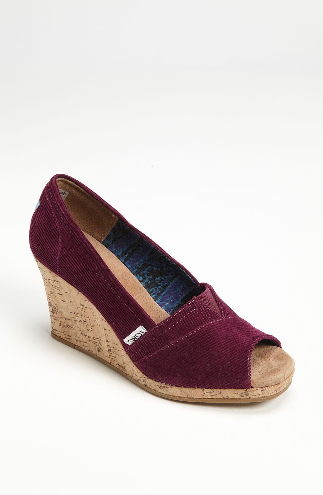 TOMS Corduroy Wedge, Main, color, 