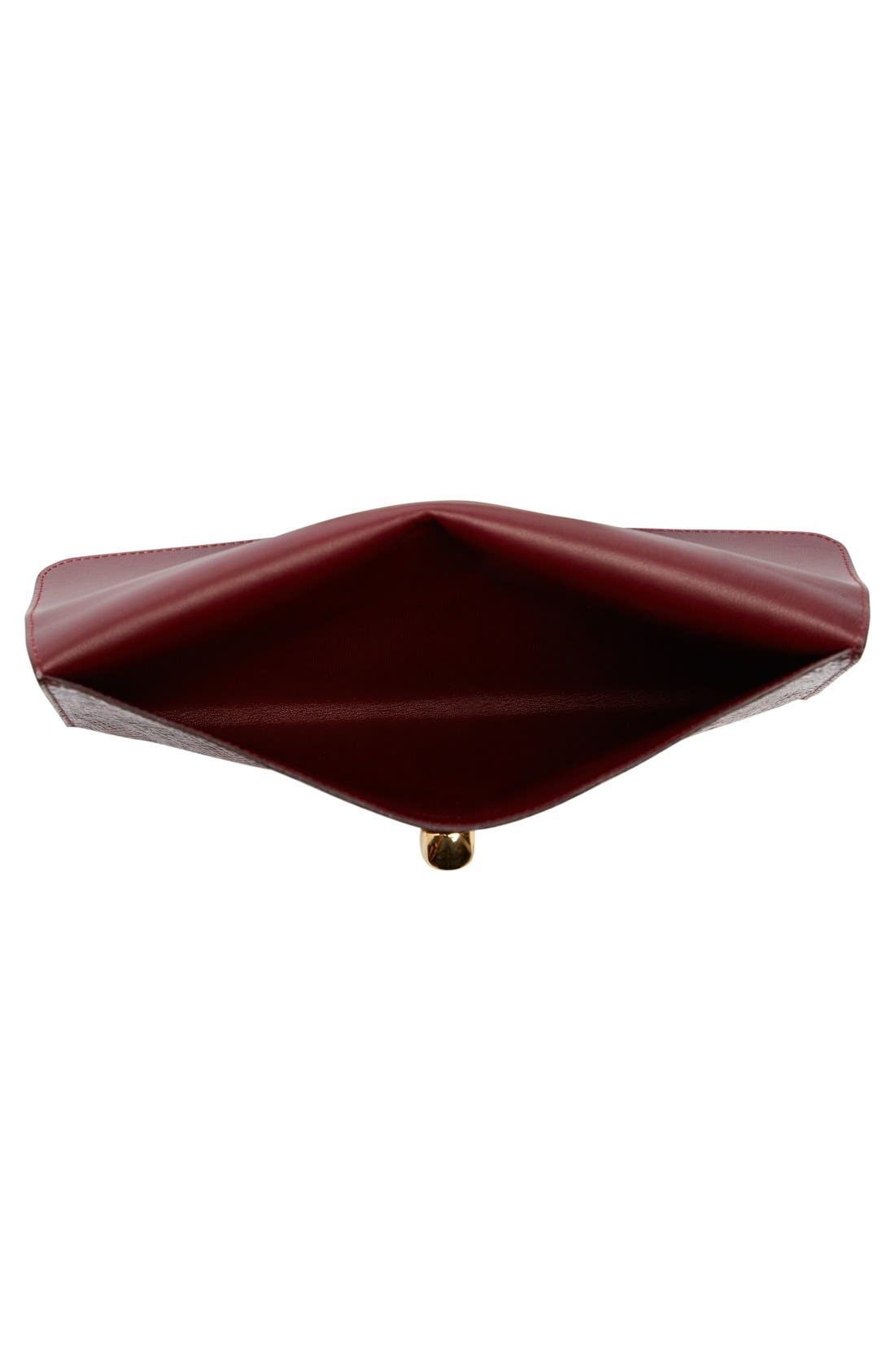 McQueen Alexander McQueen Lambskin Leather Clutch (Women) | Nordstrom