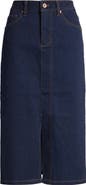 Anne Klein Denim Midi Skirt
