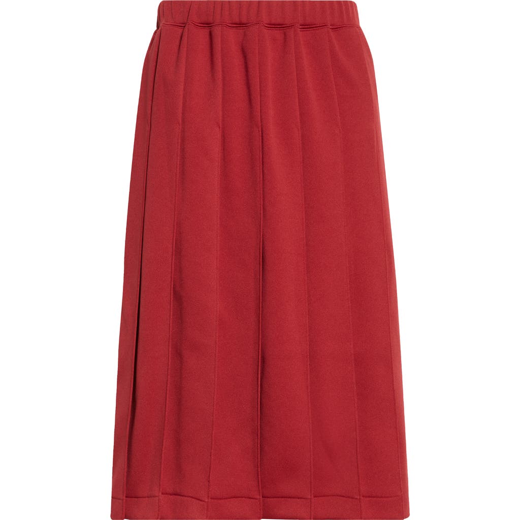 Comme Des Garcons Girl Comme Des Garçons Girl Pleated Jersey Skirt In Red