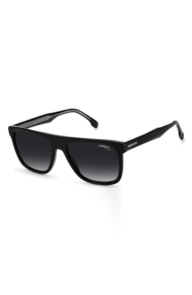 Carrera Eyewear 56mm Rectangular Sunglasses, Alternate, color, 
