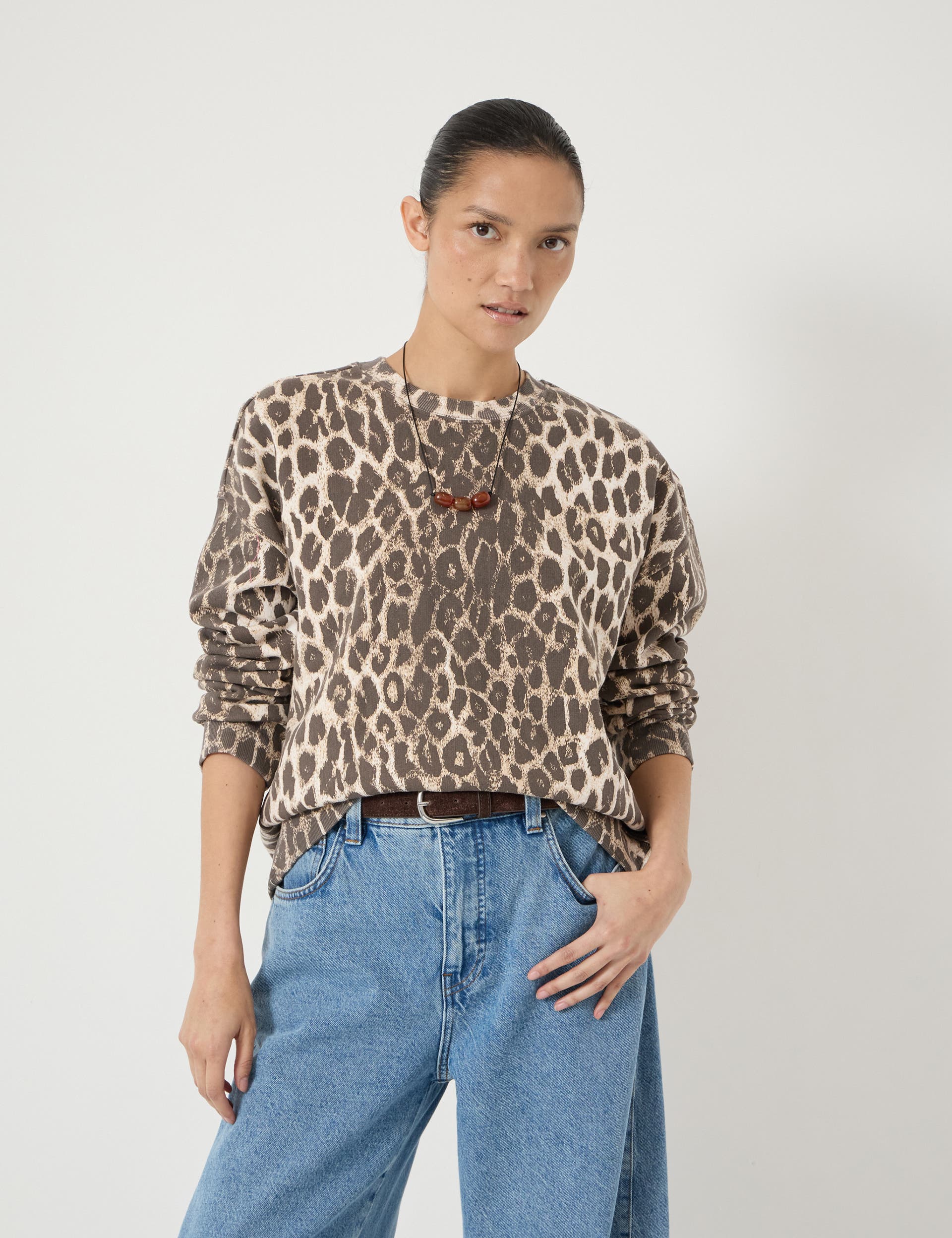 selected Trans Neutral Leopard Print