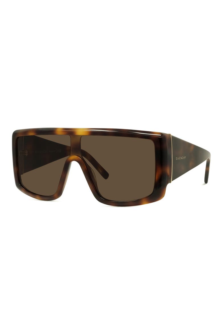 Rectangular Flat Top Sunglasses, Alternate, color, BLONDE HAVANA / BROWN
