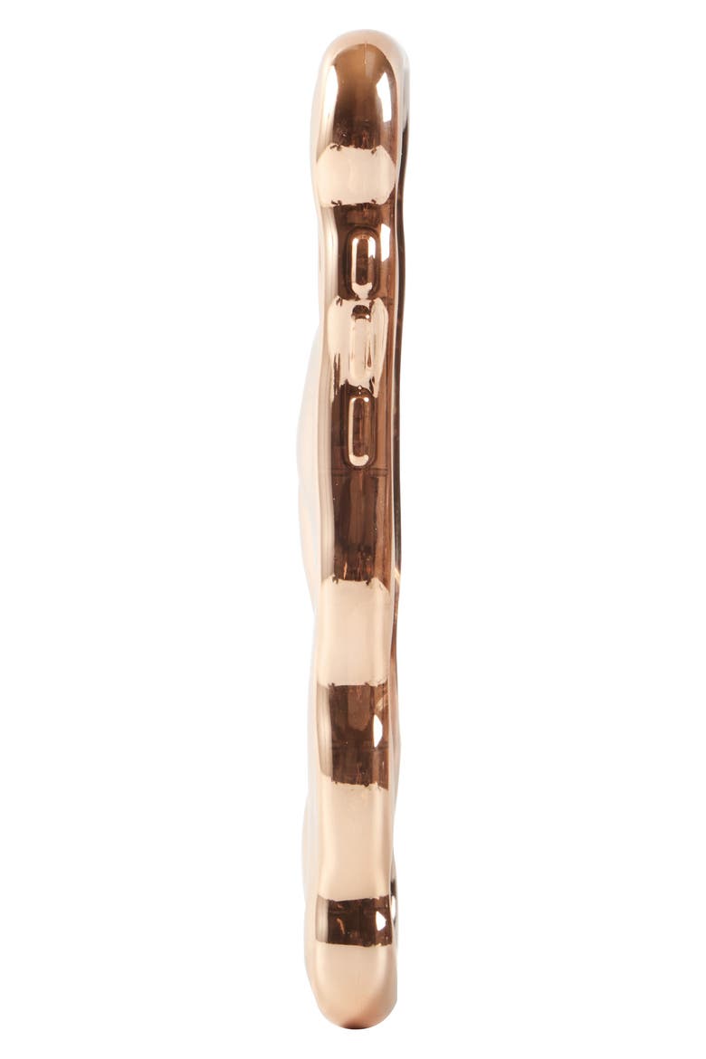 Glossy Gold Bubbles iPhone 16 Pro Case, Alternate, color, GOLD