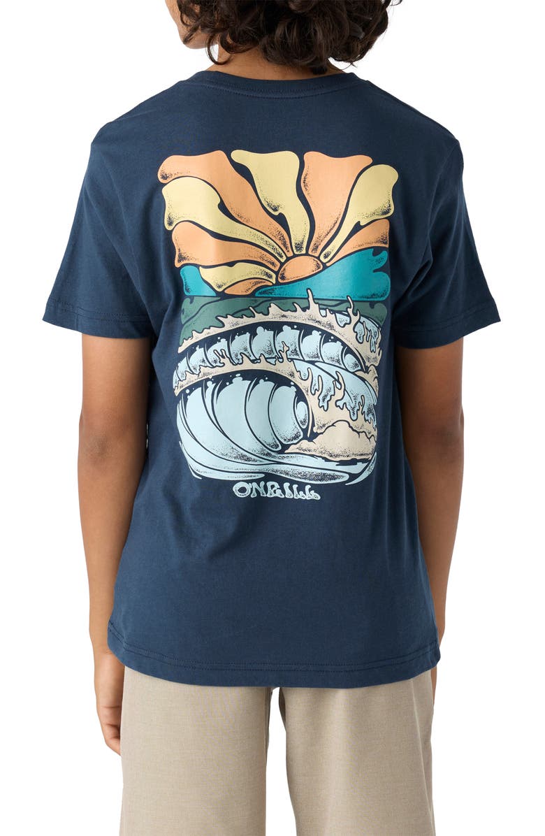 O'Neill Kids' One Night New Dreams Cotton Graphic T-Shirt, Alternate, color, 