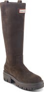 Hunter Giania Water Resistant Leather Knee High Boot