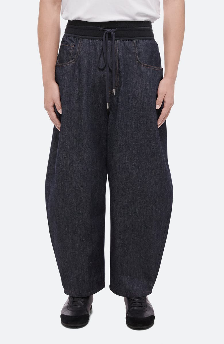 Helmut Lang Cocoon Nonstretch Denim Barrel Leg Jeans, Main, color, 