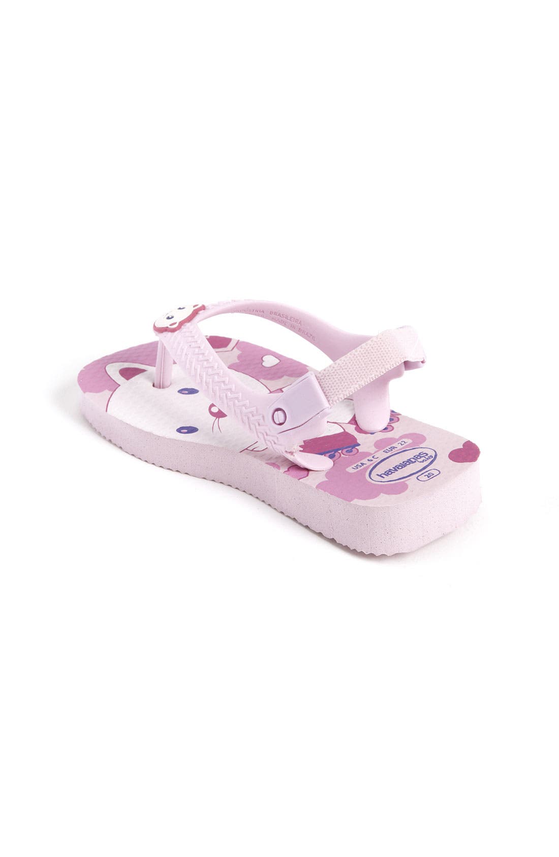 'Baby Pets' Sandal, Alternate, color, CRYSTAL ROSE/ ROSE