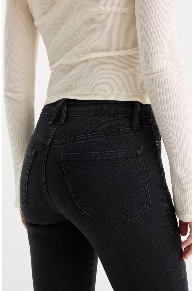 Good Legs High Waist Crop Mini Boot Jeans, Alternate, color, BLACK442