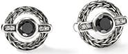 John Hardy Icon Stud Earring, Sterling Silver, Black Sapphire (Nordstrom Exclusive)